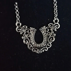 Montana Silversmith adjustable horseshoe necklace